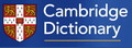 剑桥英语词典查询网 Logo
