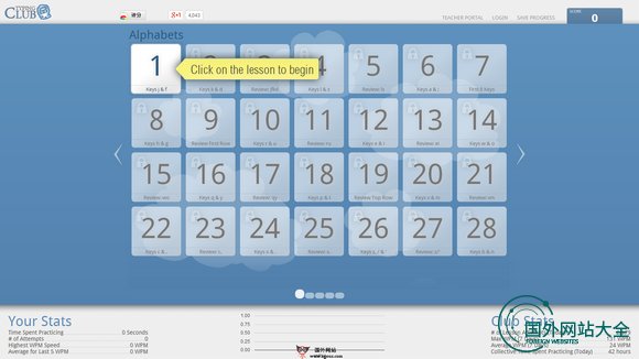 TypingClub:在线免费打字教学网 TypingClub:在线免费打字教学网