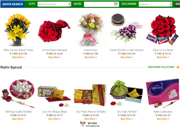 FNP:印度鲜花礼品购物平台
