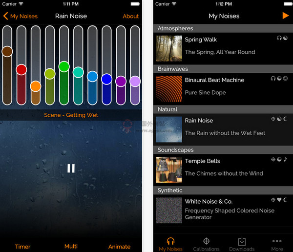 myNoise:免费白噪音应用 myNoise:免费白噪音应用