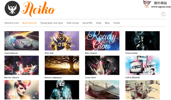 Aeiko:创意平面设计网 aeiko创意设计网