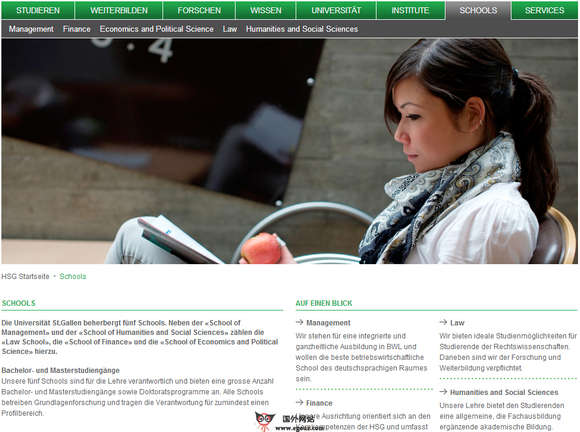 Unisg.ch:瑞士圣加伦大学官网