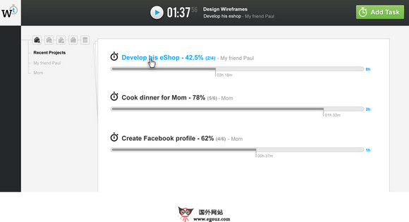 WudaTime:在线企业项目管理平台 WudaTime:在线企业项目管理平台