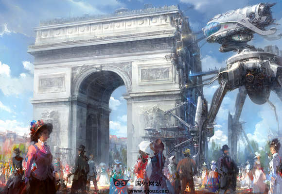 PaperBlue:韩国场景画家朴在哲个人官网