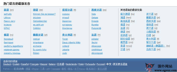 ForVo:世界单词发音指南 ForVo:世界单词发音指南