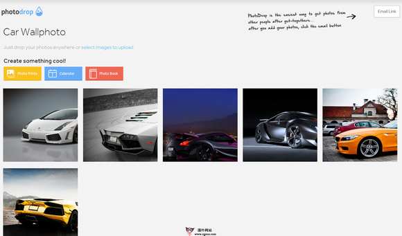 PhotoDrop:在线免费图床分享平台