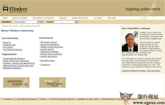 FlinDers:弗兰德大学 flinders弗兰德大学官方网站
