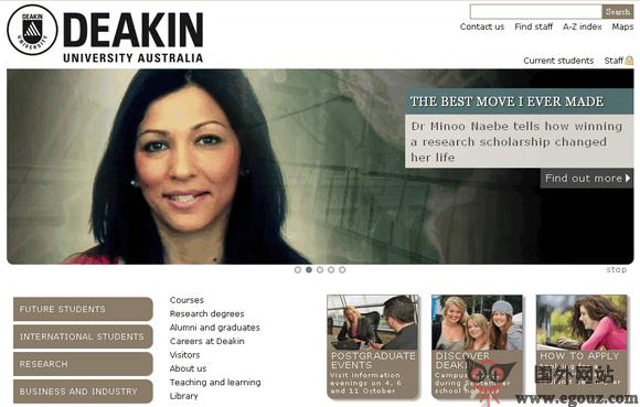DeaKin:澳大利亚迪金大学 deakin迪金大学官方网站