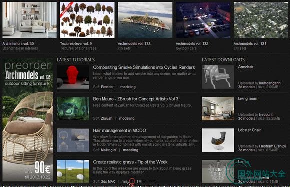 Evermotion:高品质3D模型资源网