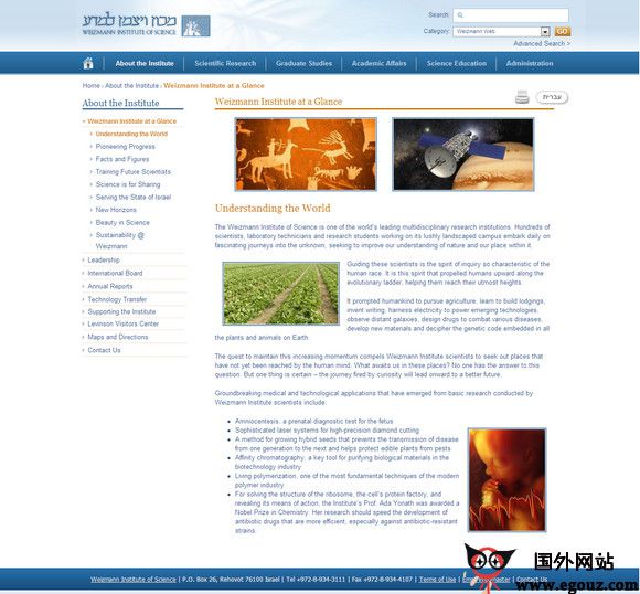Weizmann:魏茨曼科学研究所