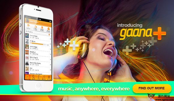 GaaNa:印度在线音乐听歌网