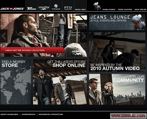 Jackjones:丹麦杰克琼斯品牌