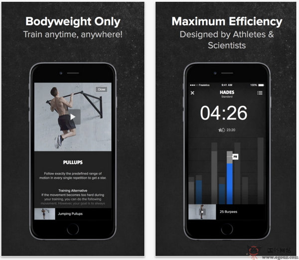 FreeLetics:锻炼与运动指导平台