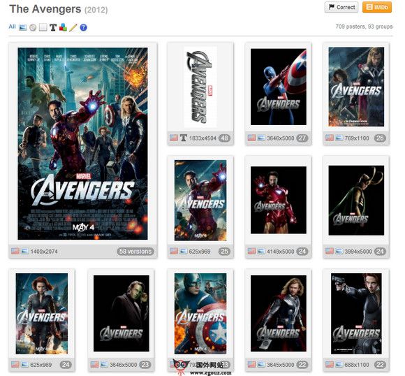 MoviePosterDB:互联网电影海报数据库